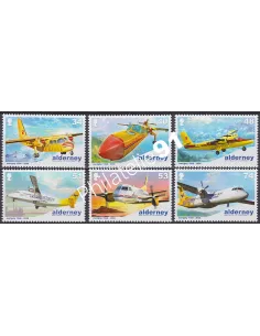 Alderney, n° 340 à 345, Collection Timbres Europe