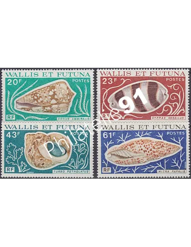 WALLIS ET FUTUNA,n° 192 à 195, collection timbres Dom-Tom