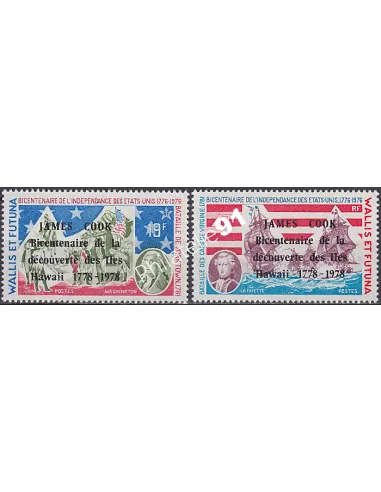 timbres de WALLIS ET FUTUNA n° 208 à 209, collection timbres Dom-Tom