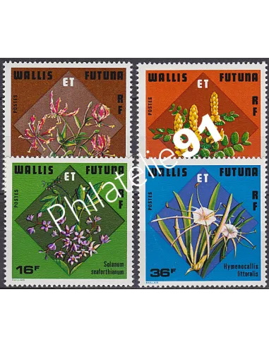 WALLIS ET FUTUNA,n° 213 à 216, collection timbres Dom-Tom