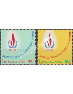 WALLIS ET FUTUNA,n° 224 à 225, collection timbres Dom-Tom
