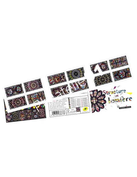 Carnet 1348, Structure et Lumière, collection timbres France