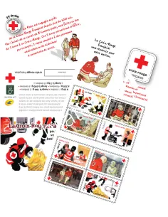 Carnet 1270 La Croix-Rouge française 2016,collection timbres France