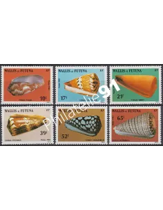 Timbres de WALLIS ET FUTUNA n° 306 à 311, collection timbres Dom-Tom