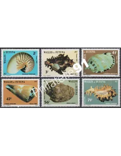 Timbres de WALLIS ET FUTUNA n° 323 à 328, collection timbres Dom-Tom