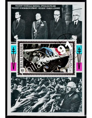 BLOC- NON DENTELE - DE GAULLE