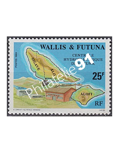 Timbre de WALLIS ET FUTUNA n° 386, Timbres des Dom Tom