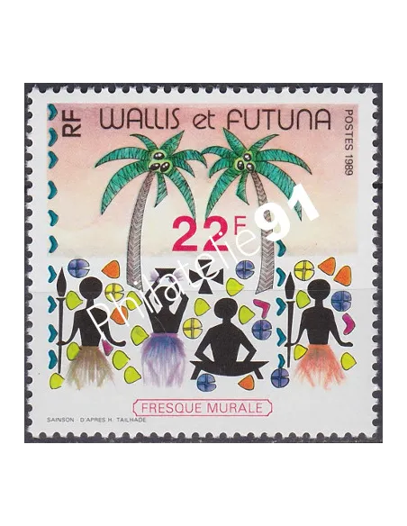 WALLIS ET FUTUNA,n° 388, collection timbres Dom-Tom