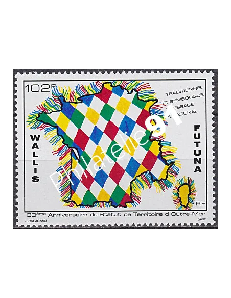 WALLIS ET FUTUNA,n° 414, collection timbres Dom-Tom