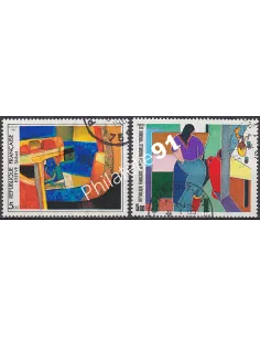 Timbre n° 2413 à 2414  oblitéré - collection timbres France