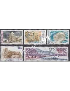 Timbre n° 2462 à 2466  oblitéré - collection timbres France