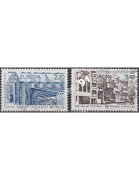 Timbre n° 2471 à 2472  oblitéré - collection timbres France