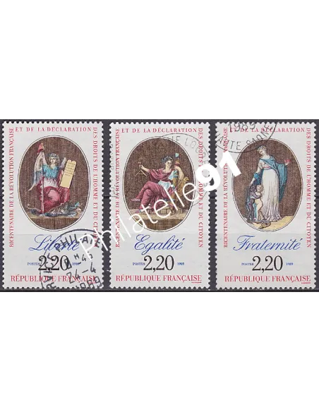 Timbre n° 2573 à 2575  oblitéré - collection timbres France
