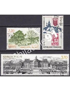 Timbre n° 2586 à 2588  oblitéré - collection timbres France