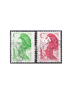 Timbre n° 2615 à 2616  oblitéré - collection timbres France