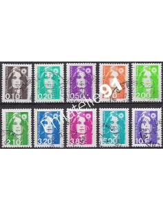 Timbre n° 2617 à 2626  oblitéré - collection timbres France