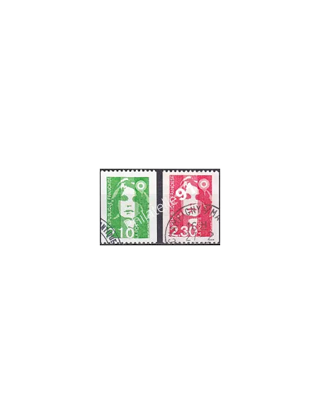 Timbre n° 2627 à 2628  oblitéré - collection timbres France