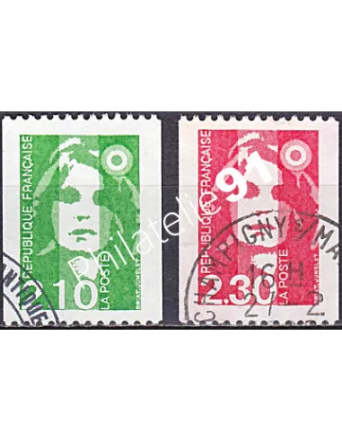 Timbre n° 2627 à 2628  oblitéré - collection timbres France