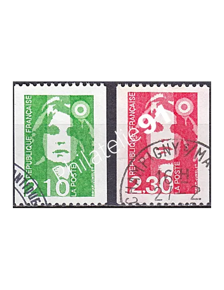 Timbre n° 2627 à 2628  oblitéré - collection timbres France