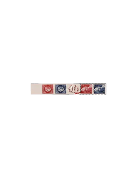 Timbres de France - Bande n° 833A - Centenaire du timbre
