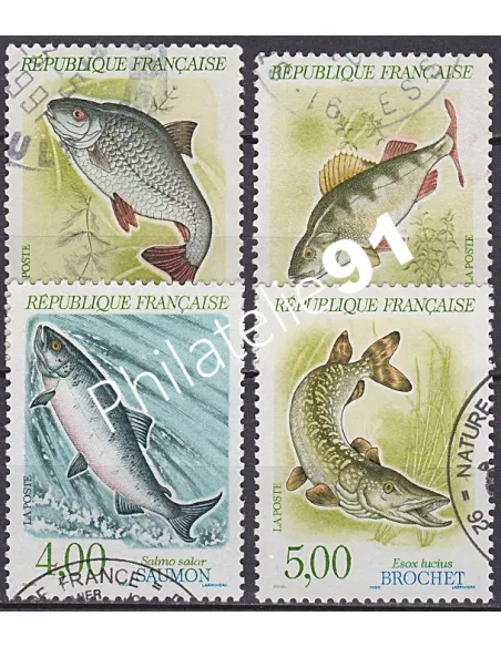 Timbre n° 2663 à 2666  oblitéré - collection timbres France