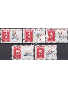 Timbre n° 2676 à 2680  oblitéré - collection timbres France