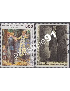 Timbre n° 2692 à 2693  oblitéré - collection timbres France