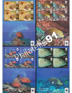 Aitutaki,Feuilles n° 599 à 602,Collection timbres thématiques
