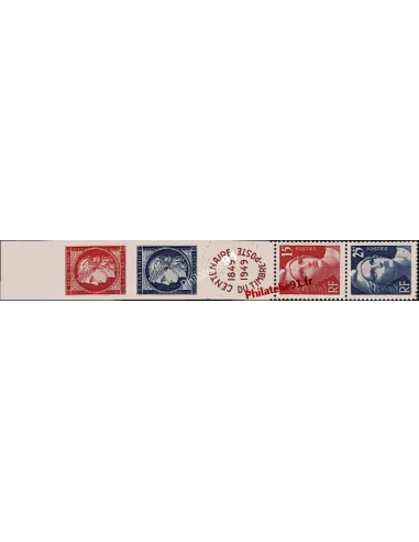 Timbres de France - Bande n° 833A - Centenaire du timbre