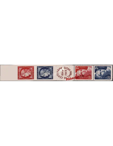 Timbres de France - Bande n° 833A - Centenaire du timbre
