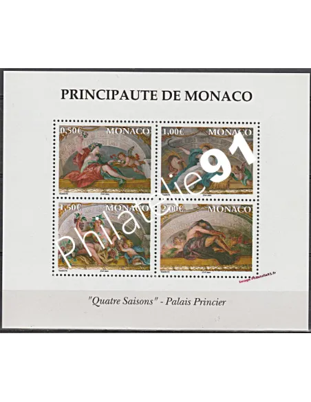 Timbres de MONACO - BF n° 87 - 4 SAISONS