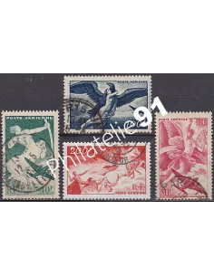 Timbre Poste Aérienne n° 16 à 19 - Collection Timbres France