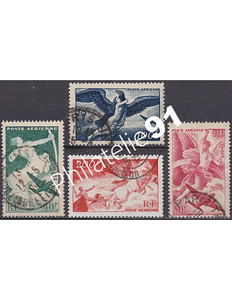 Timbre Poste Aérienne n° 16 à 19 - Collection Timbres France
