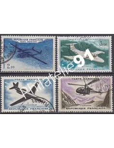 Timbre Poste Aérienne n° 38 à 41 - Collection Timbres France