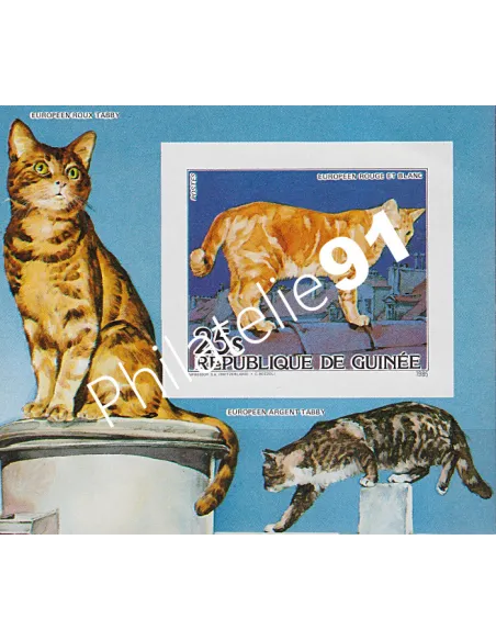 Guinée,n°780 Non Dentelé en Bloc,Timbres à theme