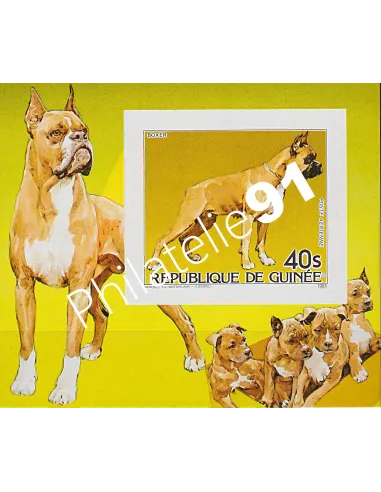 Guinée,PA n°187 en Bloc,Poste Aérienne,Timbres à theme