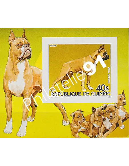 Guinée,PA n°187 en Bloc,Poste Aérienne,Timbres à theme