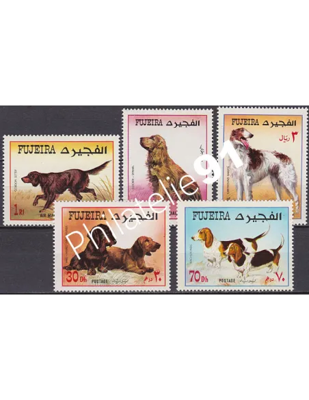 Fujeira n° 602 à 606,Collection Timbres à theme