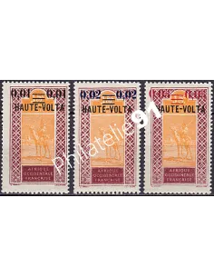 Haute-Volta n° 18 à 20, collection timbres Colonies.