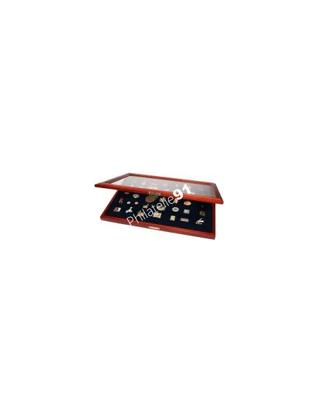 SAFE - vitrine en bois pour pin's - réf. 5866 - IDEE CADEAU