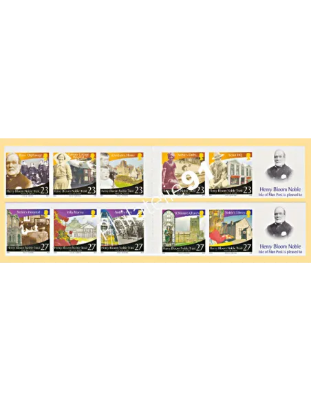 Ile de Man, Carnets de prestige n° 1113 et 1118, timbres Europe