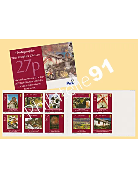Ile de Man, Carnet de prestige n° 1032A, collection timbres Europe