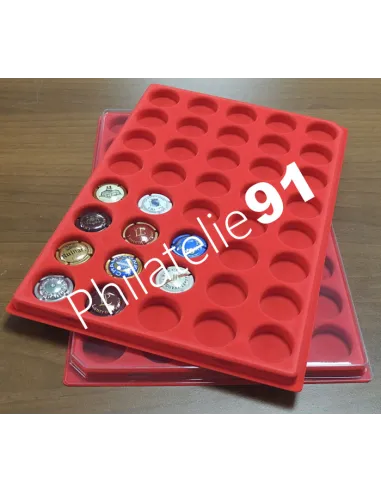 Yvert et Tellier, Plateau pour capsules,Matériel rangement champagne