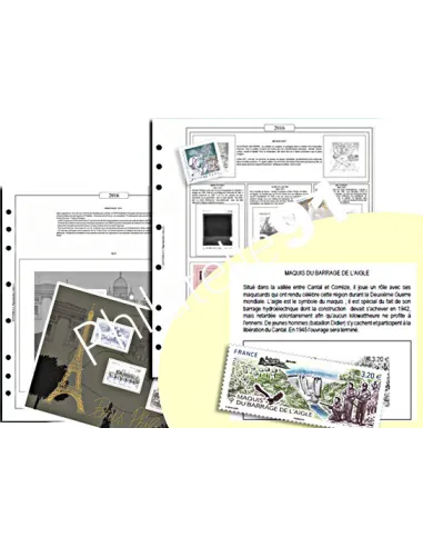 AV - Jeu Luxe France 2016, matériel philatélique