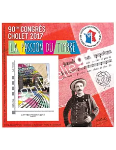 Bloc ffap n°13, Cholet 2017, collection timbres France