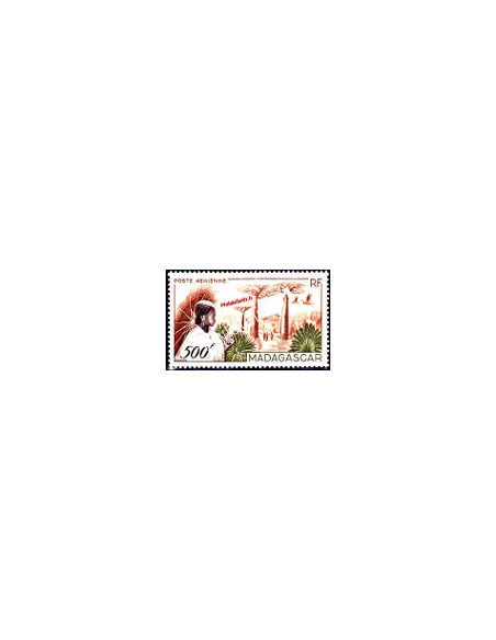 Timbre de Madagascar PA n° 73, Femme Merina, timbres colonies