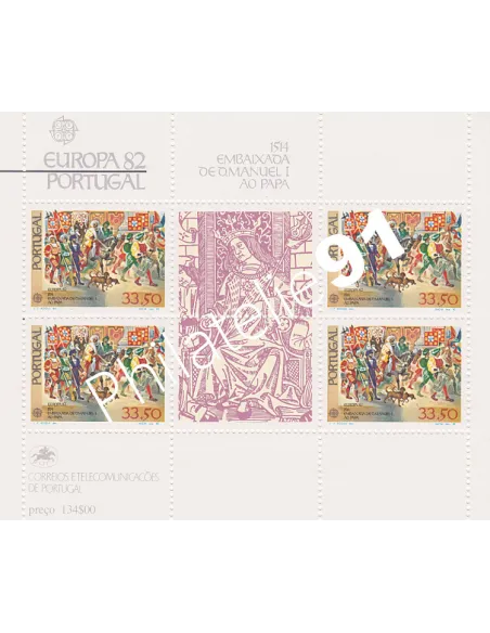 Portugal, Bloc n° 36, collection timbres Europe