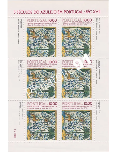 Portugal,Feuille n° 1547a, collection timbres Europe