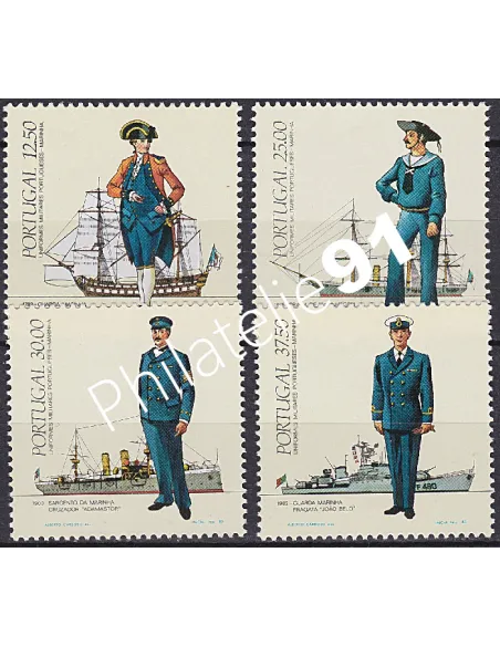 Portugal, n° 1565 à 1568, collection timbres Europe