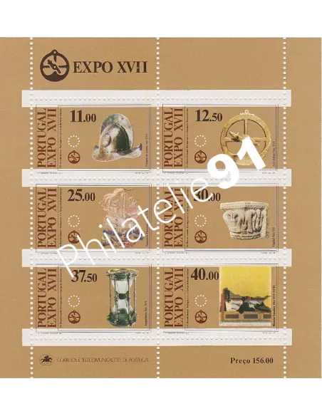 Portugal, Bloc n° 40, collection timbres Europe